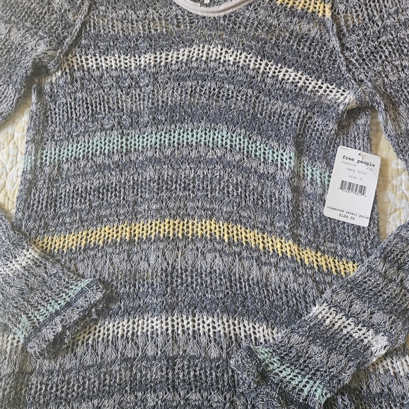 Free People "Life's A Beach" Long Knit Sweater - Picture 7 of 10